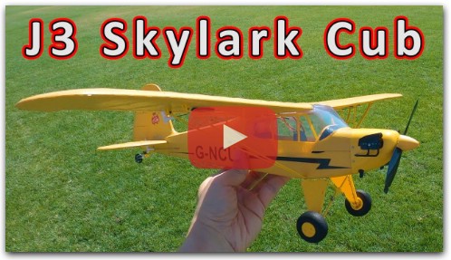 WLToys A160 J3 Skylark Cub Micro Plane Review