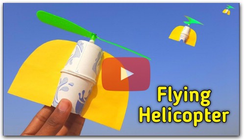 How to make Rubber band Propeller Plane