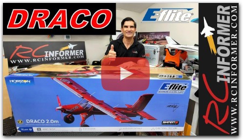 E-flite DRACO 2.0 BNF Unboxing, Assembly & Review