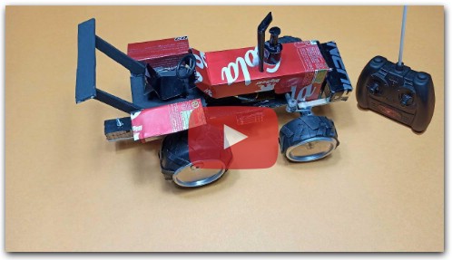 HOW TO MAKE RC TRACTOR AT HOME