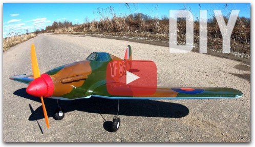 How to make Hawker Hurricane RC Plane DIY