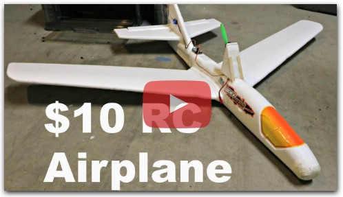 $10 Foam RC Airplane