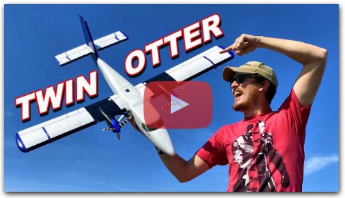 DUAL MOTOR RC Plane!!! - E-flite Twin Otter 1.2m Maiden Flight
