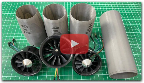Experiment. How to improve the efficiency of ducted fans