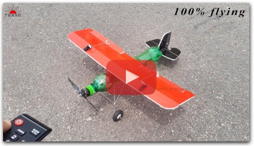 How to make Remote Control AIRPLANE at home | 100% flying