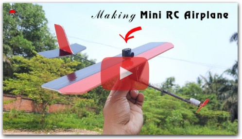 DIY mini Rc Airplane at home