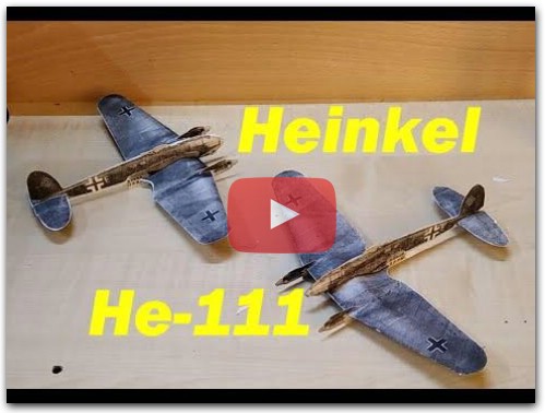 How To Make The Paper Plane Heinkel He-111
