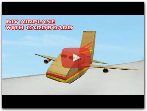 how to make rc  airplane at your home