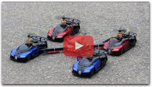 How To Make a Quadcopter Car !! Flying Drone Car at home