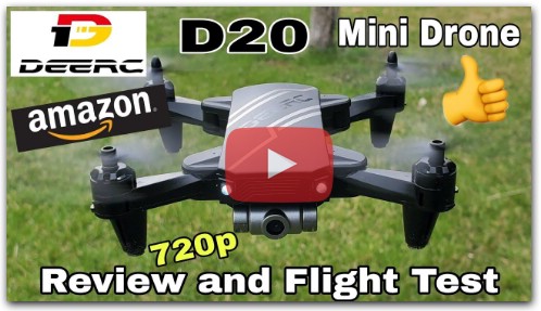 DEERC D20 Mini drone - Awesome Flyer!! (Review and Flight Test)