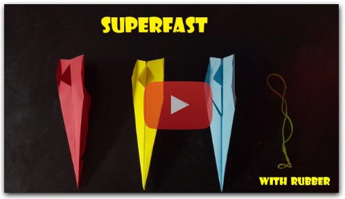 how to make super fast paper airplane | superfast paper plane