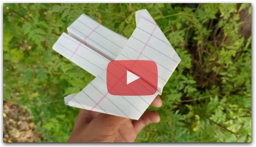 How To Make a Paper Straight Plane
