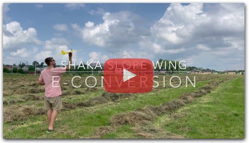 Shaka E-Conversion - Maiden Flight In A Strong Thermal