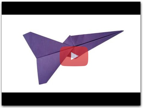 How to make origami paper plane