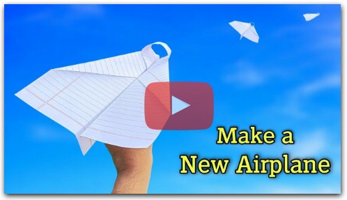 Make a new notebook airplane