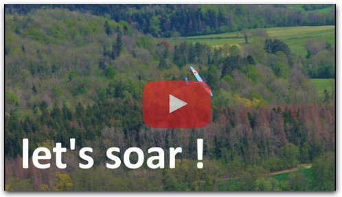 Slope soaring is fun / RC glider in high wind , short video