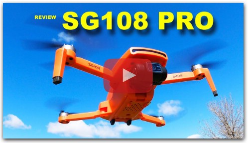 SG108 PRO is a small Camera Drone with plenty of features - Review