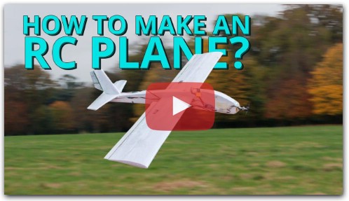 How to make a styrofoam RC airplane yourself | homemade low cost project