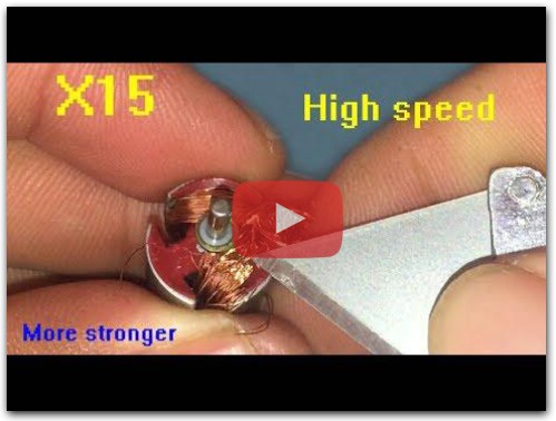 How to upgrade DC motor to max speed and more stronger X15