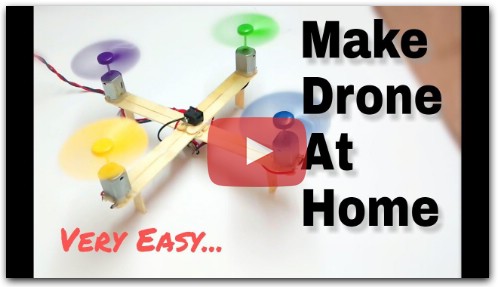 How To Make Drone At Home (Quadcopter) Easy