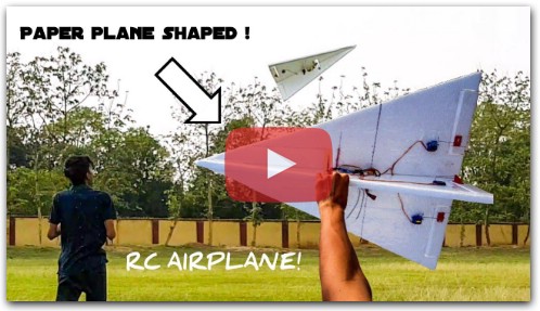 How to make a Rc plane at home !