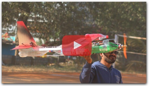 How to make an Aeroplane - Bottle airplane that fly far