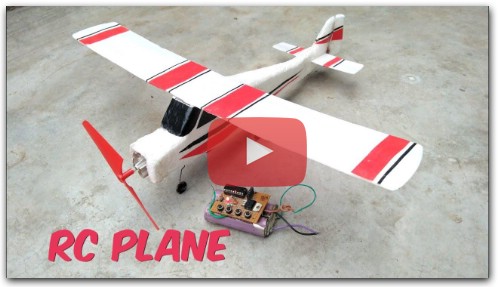 How To Make RC Air Plane from RF receiver
