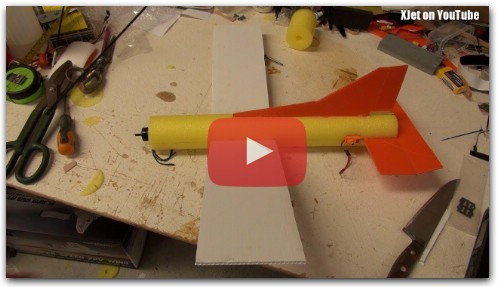 Build an RC plane from pool noodles and realtor signs