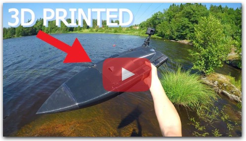 BIG 3D Printed RC Speed Boat