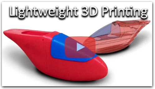 Lightweight 3D Printing