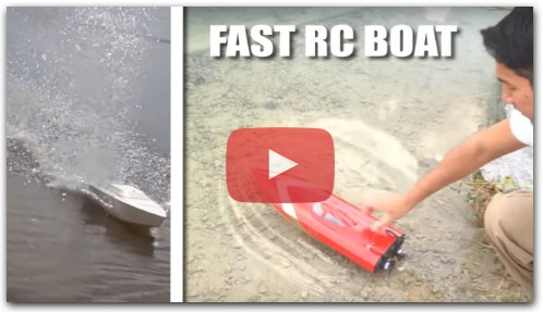 FAST simple 3D PRINTED RC BOAT
