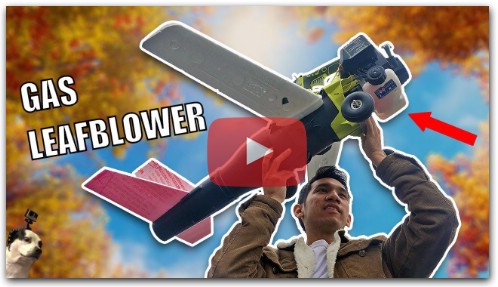 FLYING Leaf Blower RC Airplane Drone