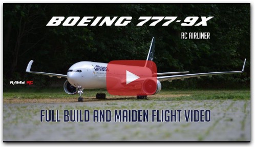 Building the Boeing 777-9X RC model airline