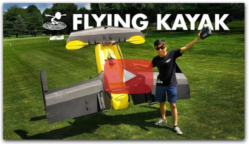 Attempting to make a Kayak Fly!