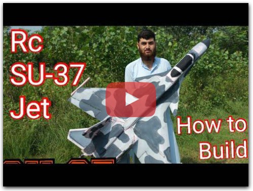 SU-37 Jet build video | Rc plane| Styrofoam