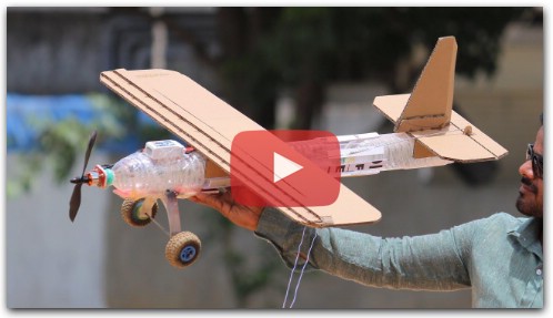 How to make a Cardboard plane - Amazing DIY airplane