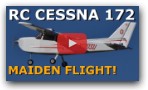 Cessna 172 Scratch Built RC Plane - MAIDEN FLIGHT