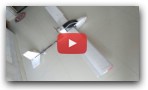 Homemade rc pusher glider 1800 mm thermocol