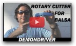 RC DIY Rotary Cutter for Balsa and Depron