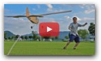 STORCH cut tail of SCOUT crash sportster RC airplane DIY