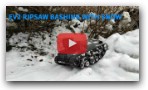 EV2 Ripsaw 1/12 RC Tank Bashing with Snow