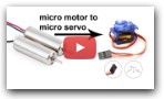 micro servo motor rc plane