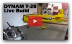 Dynam T-28 Trojan RC Plane Build Video - Live Build