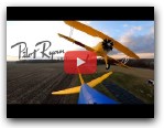 Dynam PT-17 MIDAIR CRASHES, super windy RC Airplane 360 Footage