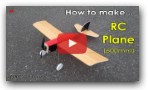 How to make Remote Control Airplane at home (600mm)