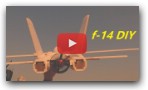 How To Make RC Airplane F-14. DIY Model Airplane For Beginners