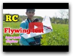 How To Build An RC  Flying | And RC Airplane Flywing home made test