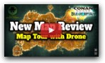 New Map Review - Map Tour with Drone | Conan Exiles Isle of Siptah