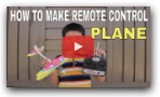 HOW TO MAKE REMOTE CONTROL PLANE AT HOME EASY