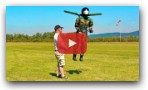 RC FLYING MAN IN SCALE 1:1 FLIGHT DEMONSTRATION